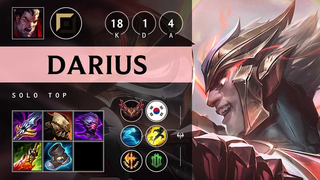 Darius Top vs Gwen: Legendary - KR Grandmaster Patch 14.17