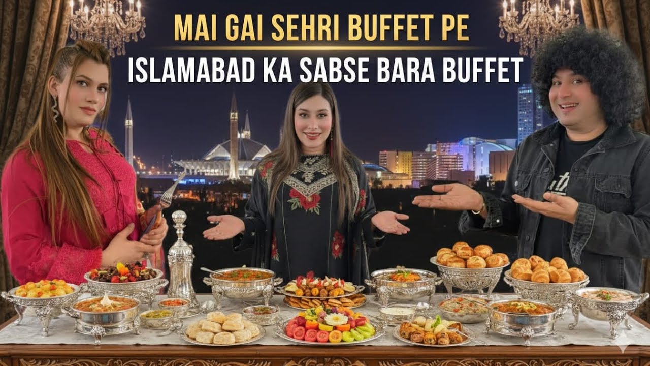 Sehri Buffet🥰|100 Dishes Kha Li😱|Bohat Enjoy Kiya 😍|Maya Khan Vlogs😍