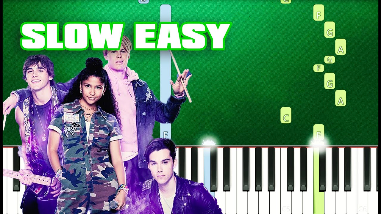Julie and the Phantoms - Stand Tall (Slow Easy Piano Tutorial) (Anyone Can Play)