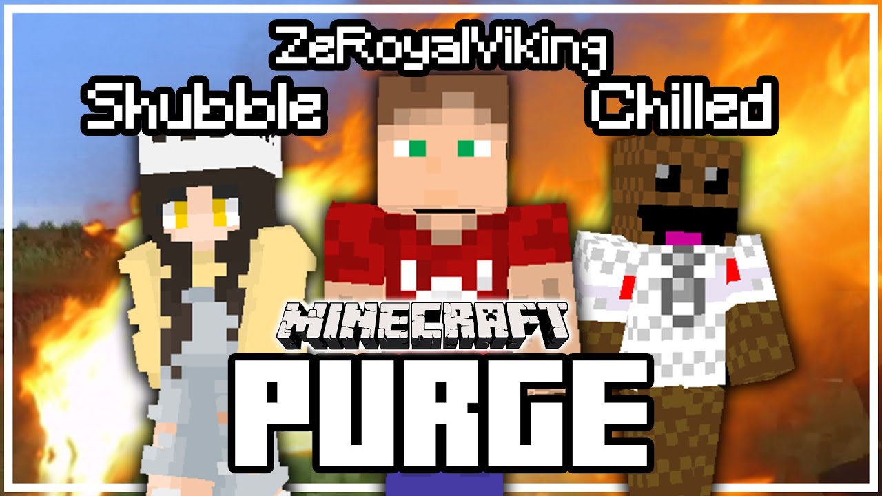 PREPARING FOR THE PURGE | Minecraft Purge Server w/ Ze, Chilled, & Shubble