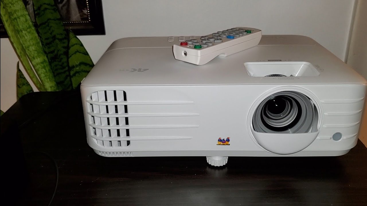 ViewSonic PX 701 4KHDR 240hz Projector Unboxing Setup with XboxSeriesX