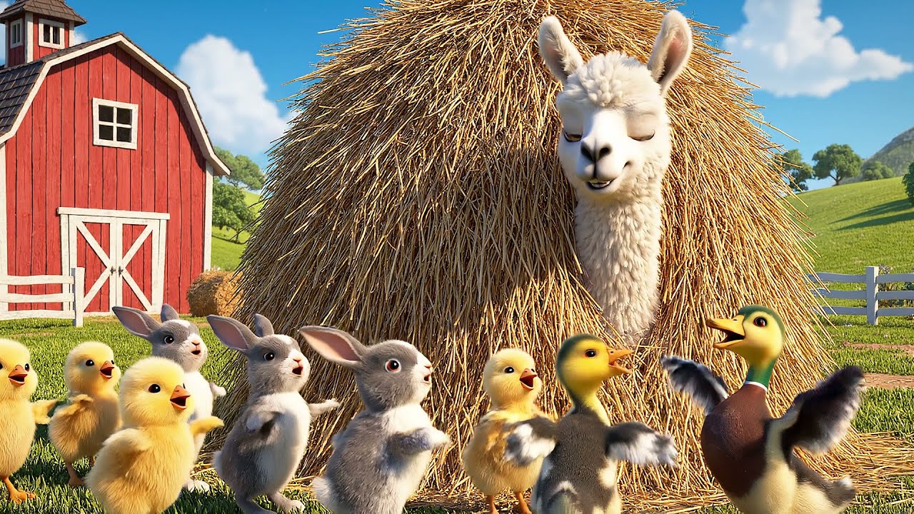 Llama bebé de Minecraft escondida en un pastel | Canciones Infantiles y Rimas para Niños