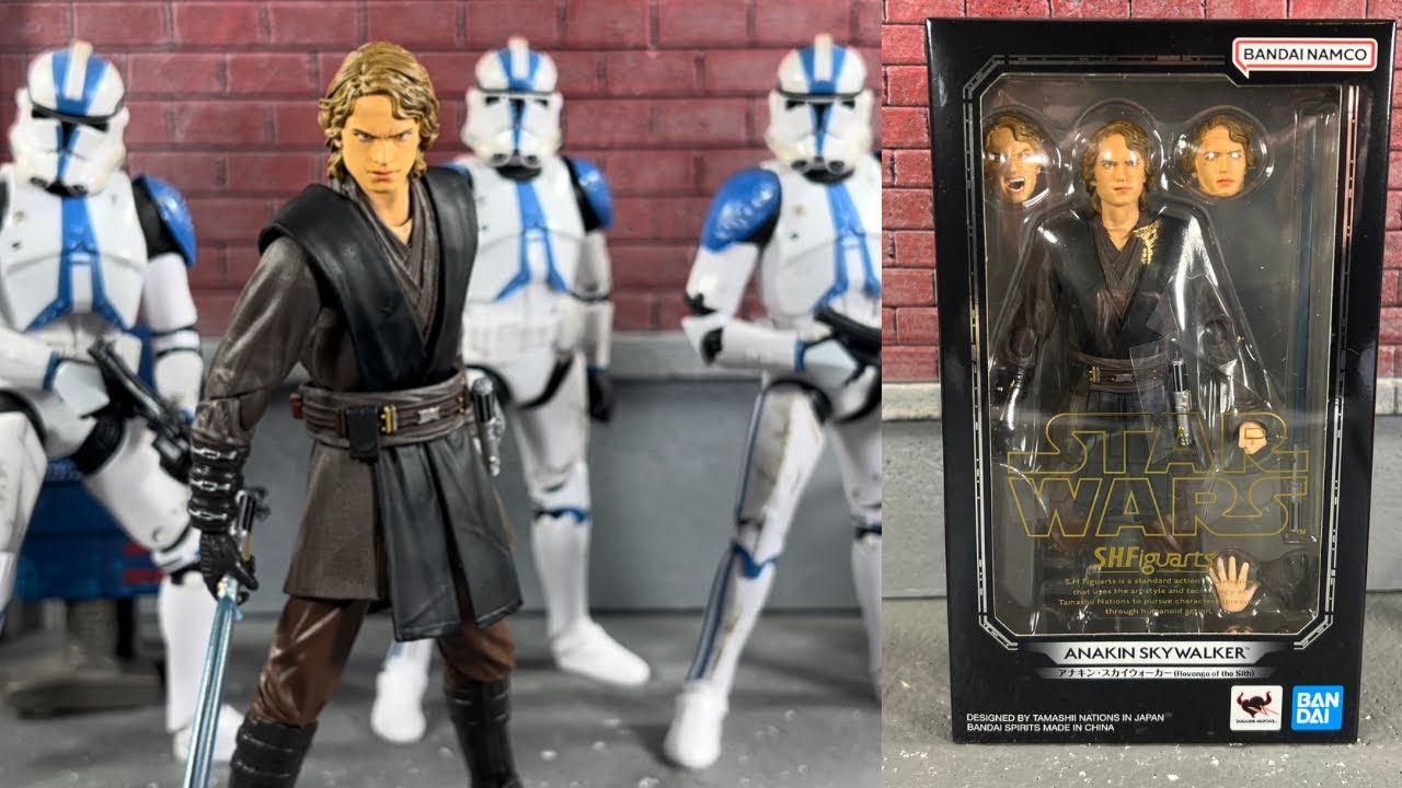 SH Figuarts Anakin Skywalker Reissue Revenge Of The Sith Star Wars Action Figure Review