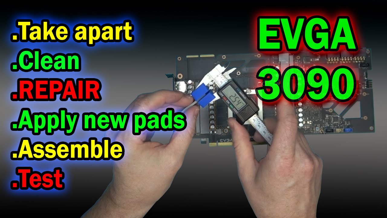 How to service (and repair) EVGA 3090