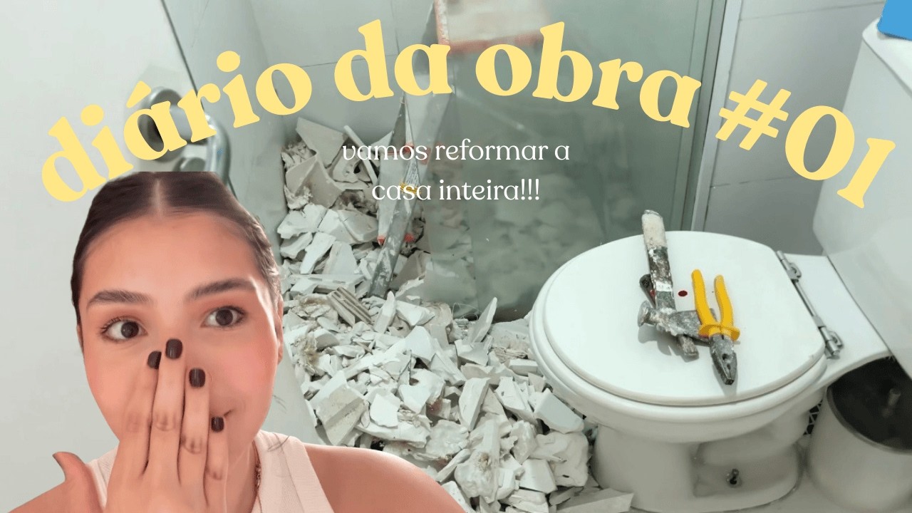 decidimos reformar a casa morando nela | diário da obra #01