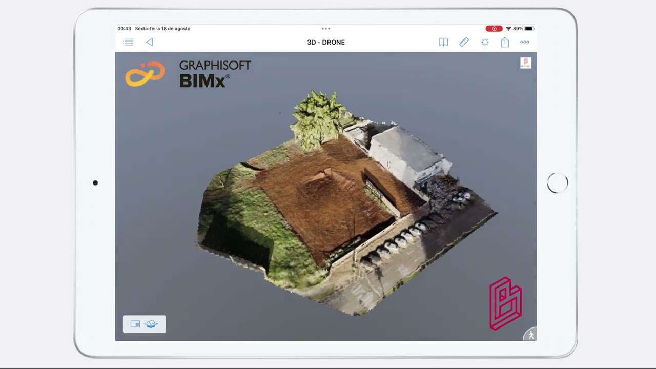 Drone Photogrammetry and IFC MEP models in BIMx