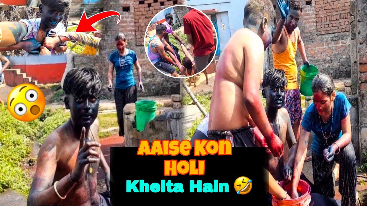 Mera Kapda Fad Diya😭||Holi Ke Din Bhoot Bna Diya😂