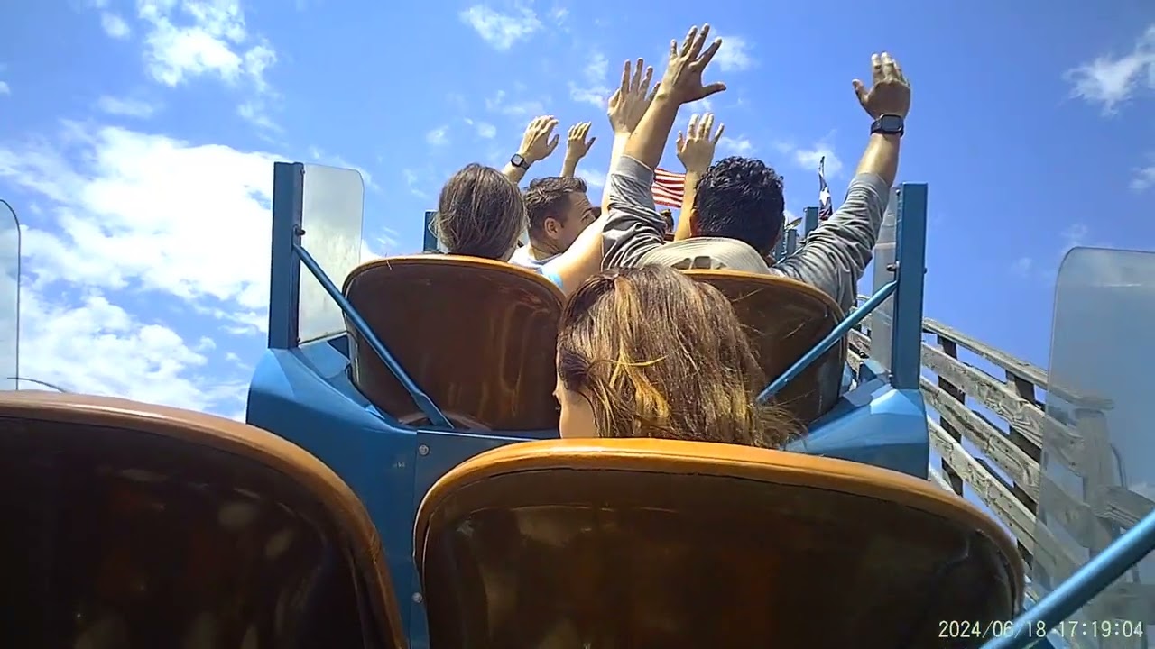 New Texas Giant 2024 POV || Six Flags Over Texas RMC Hybrid Coaster