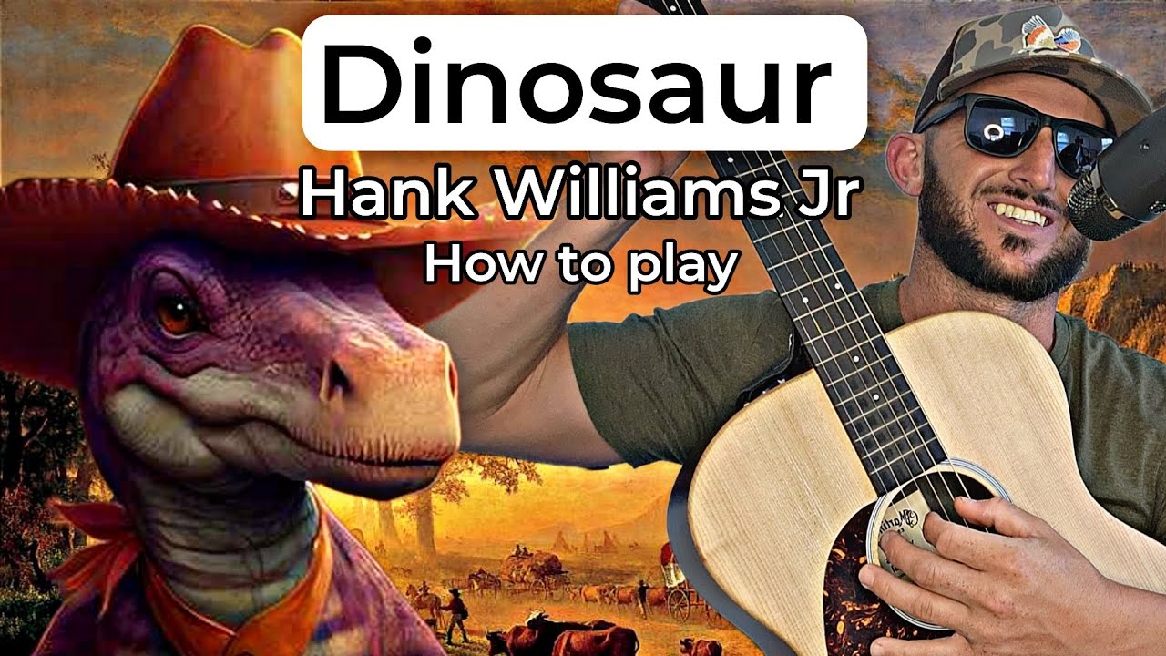 How to play Dinosaur | Hank Williams Jr. | Guitar Tutorial