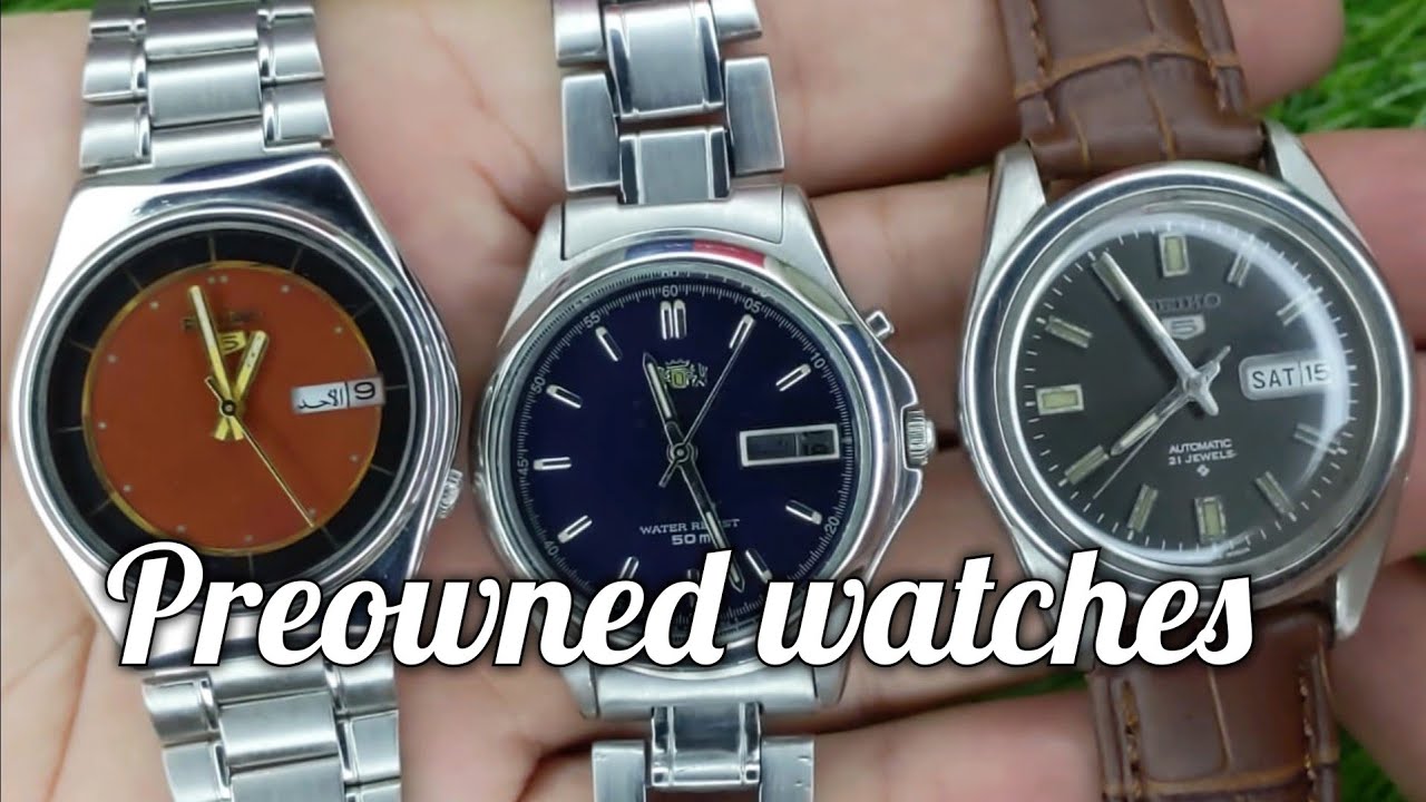Best Quality Used watches for sale | ceelifemedia | seiko5 | 7s26 | 6309 | 7009 | 4r36 | seiko dx