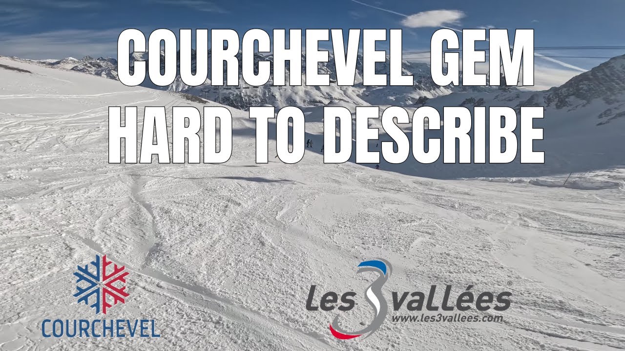 Skiing 4.9km various pistes 'Roc Merlet', 'Plan Mugnier', and 'Roc Mugnier' in Courchevel, 2026