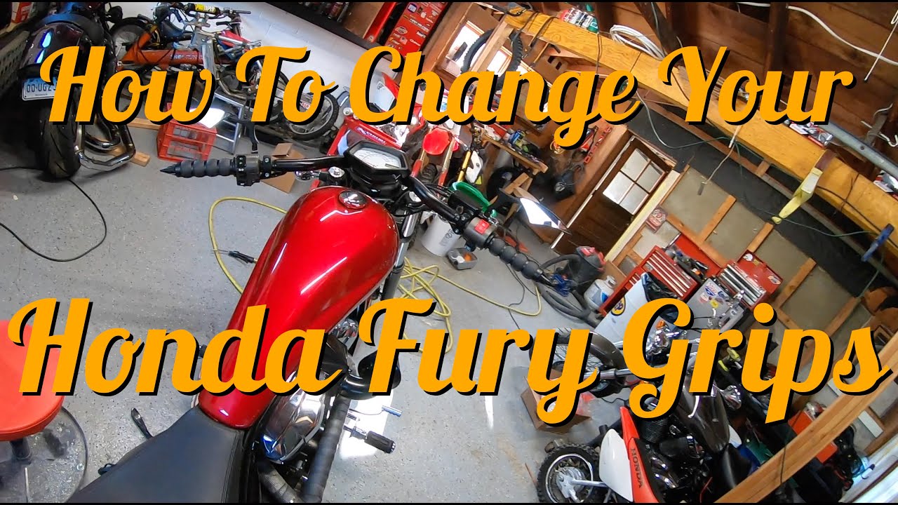 FAST & EASY Changing Honda Fury Grips