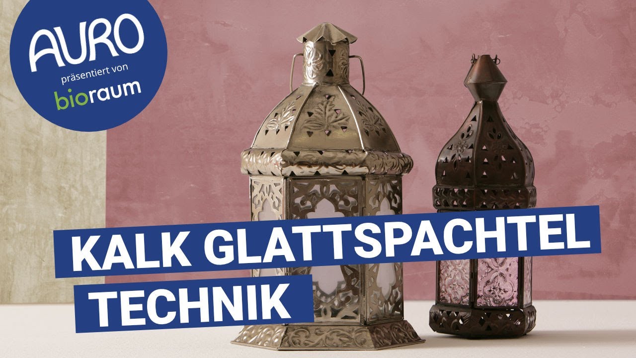Anwendungsvideo AURO Glattspachteltechnik – präsentiert von Bioraum