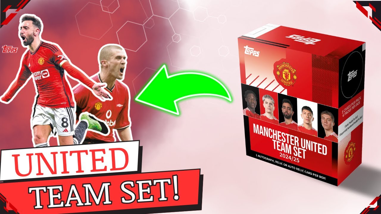 1st EVER! 🔥 2024-25 Topps Manchester United Team Set | Hobby Box Opening & Review!