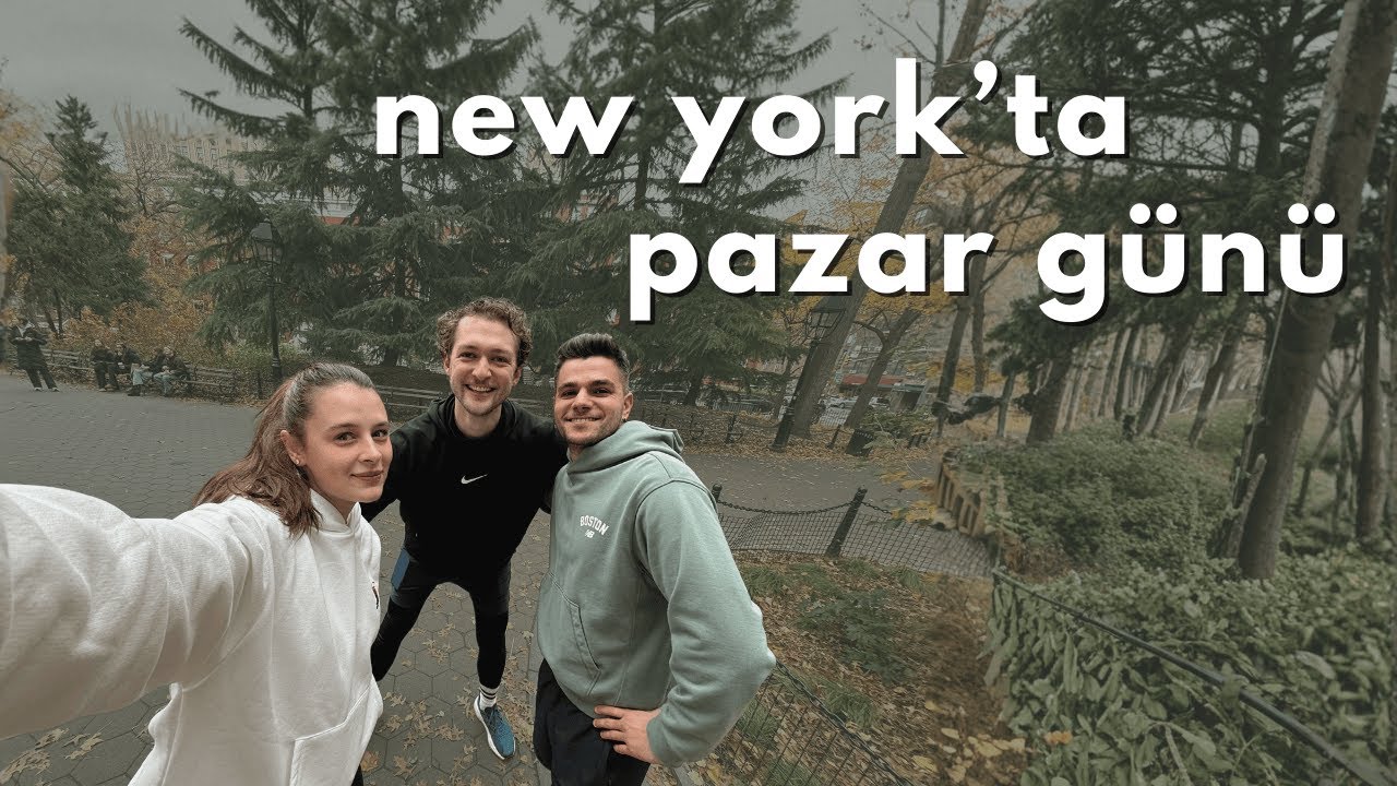 Bu kadar insan nereye koşuyo 🏃‍♀️ VLOG: new york’ta bir pazar günü