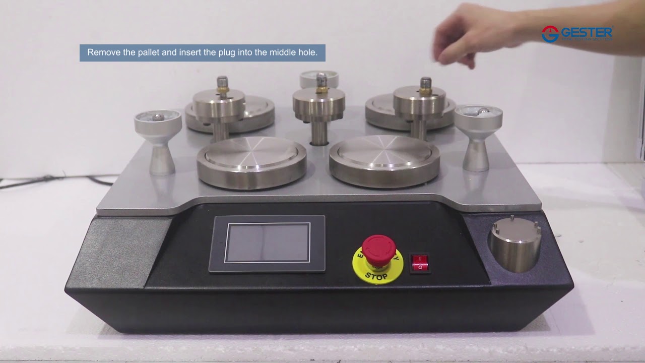 4 Working Positions Martindale Abrasion and Pilling Tester