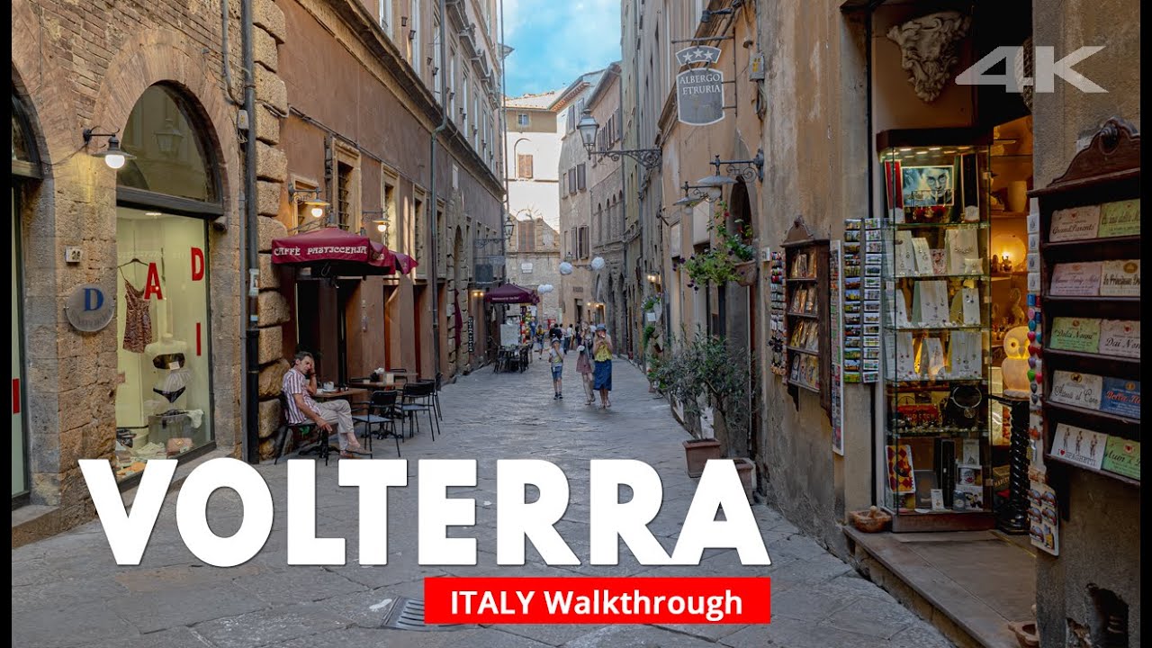 Чем известна компания VOLTERRA? Пешеходная экскурсия по Италии | видео OM-1 Olympus