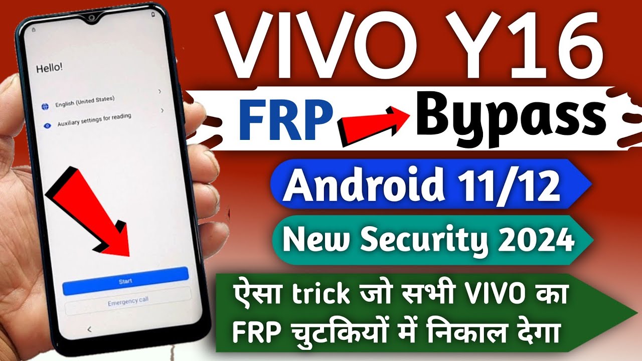 vivo y16  frp bypass new security 2024 frp bypass without pc 100% working | Y16 frp bypass