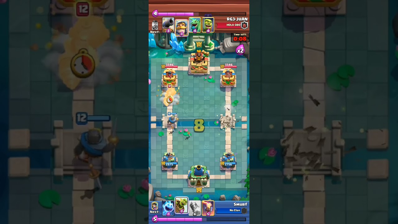 A perfect clash royal game