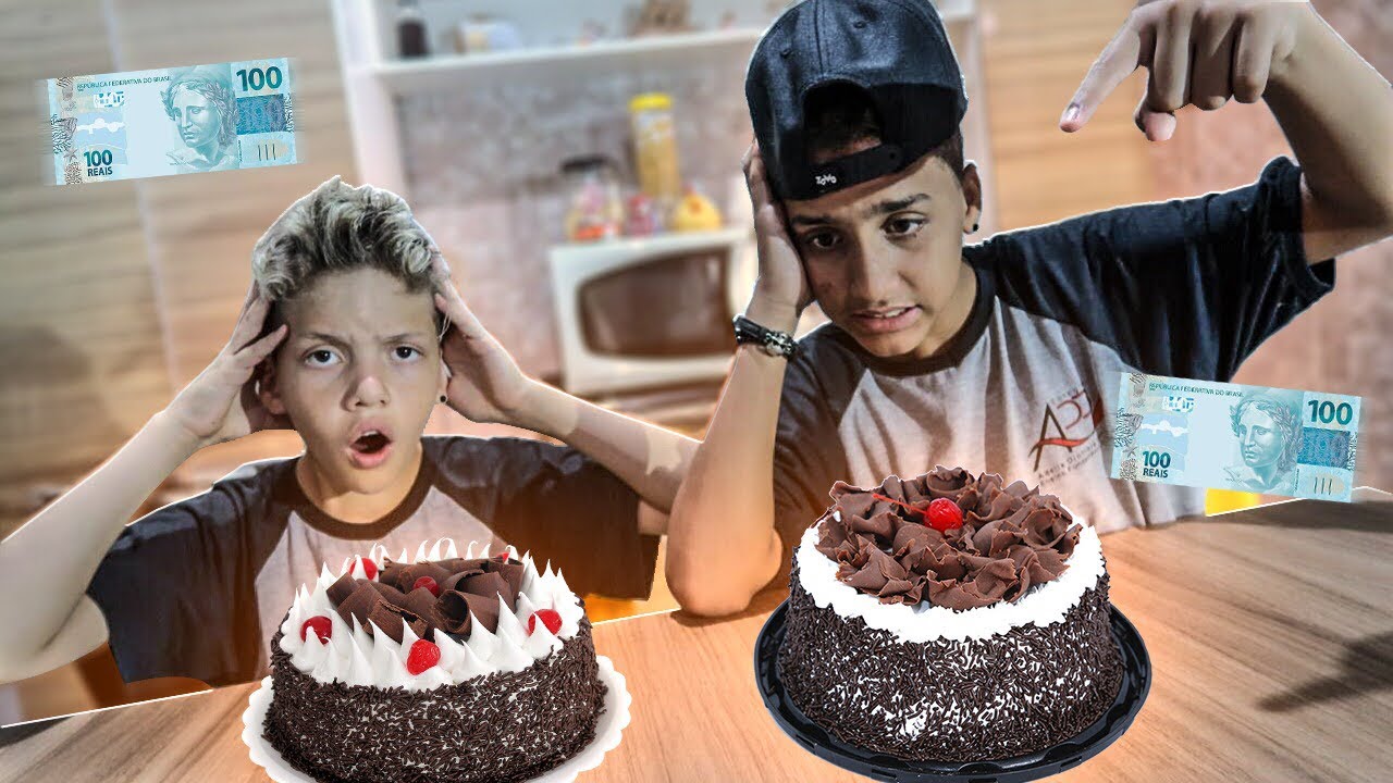 O ÚLTIMO A PARAR DE COMER BOLO, GANHA R$100,00 🥳