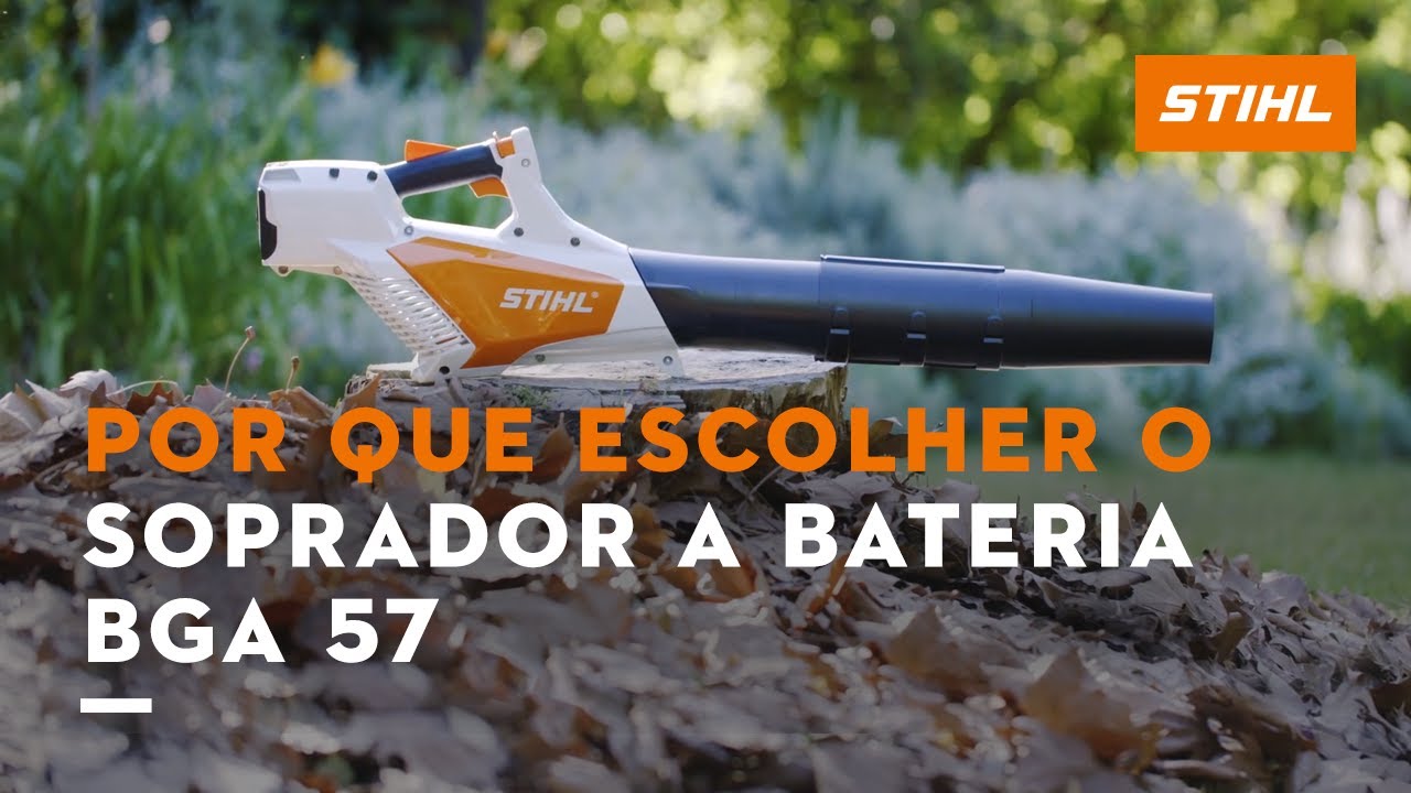 Soprador a bateria BGA 57 | Por que escolher STIHL?