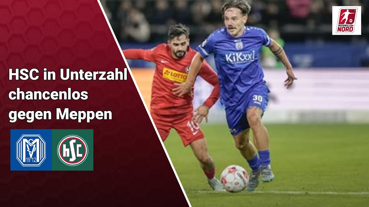 SV Meppen - HSC Hannover | Regionalliga Nord 12. Spieltag