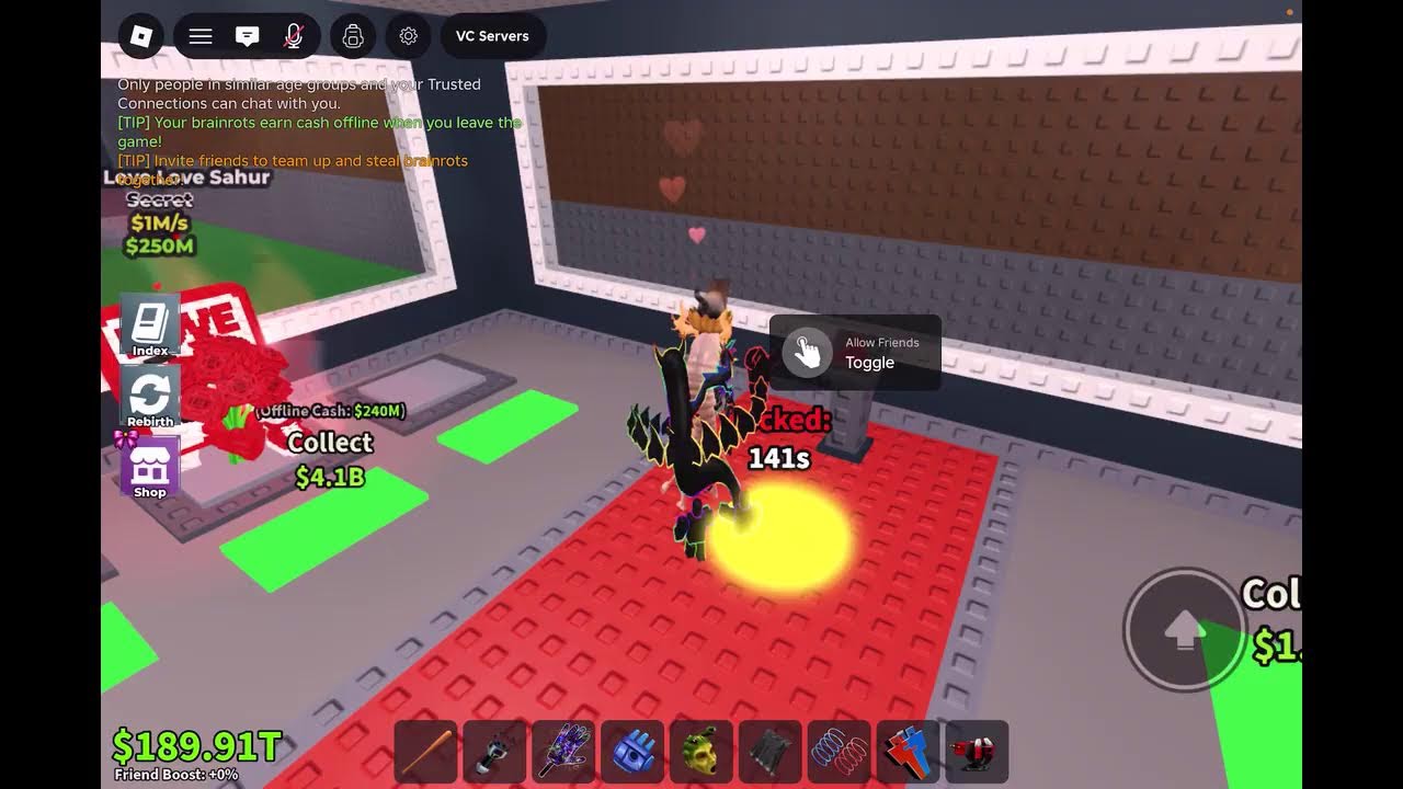 Stream with me and Stargamer  we are trading in sab