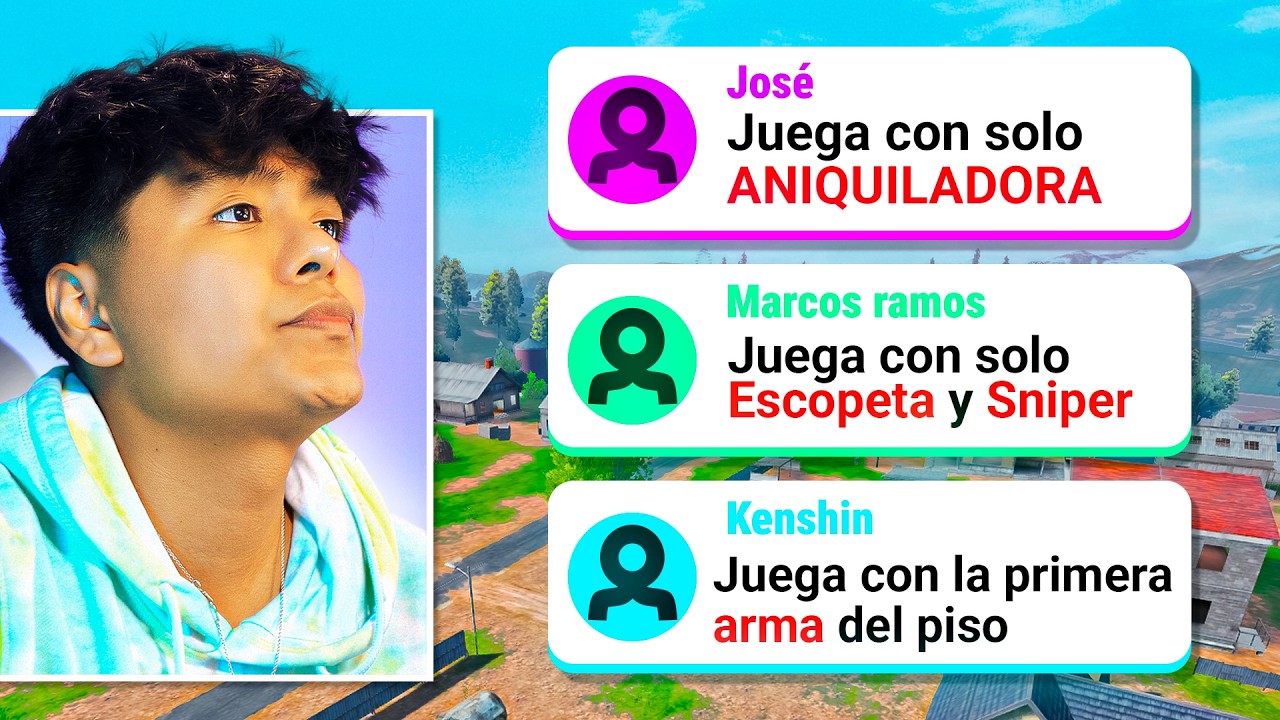 Hice RETOS que mi CHAT me puso en COD mobile