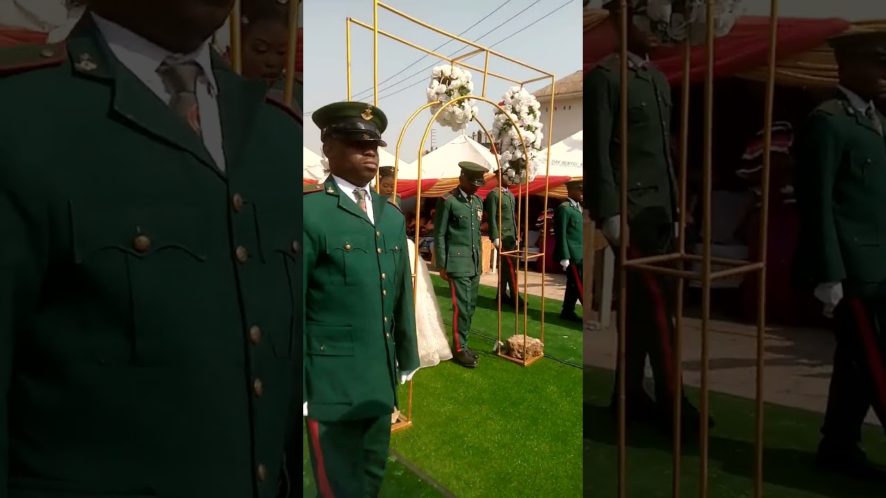 Nigeria Army Wedding Parade