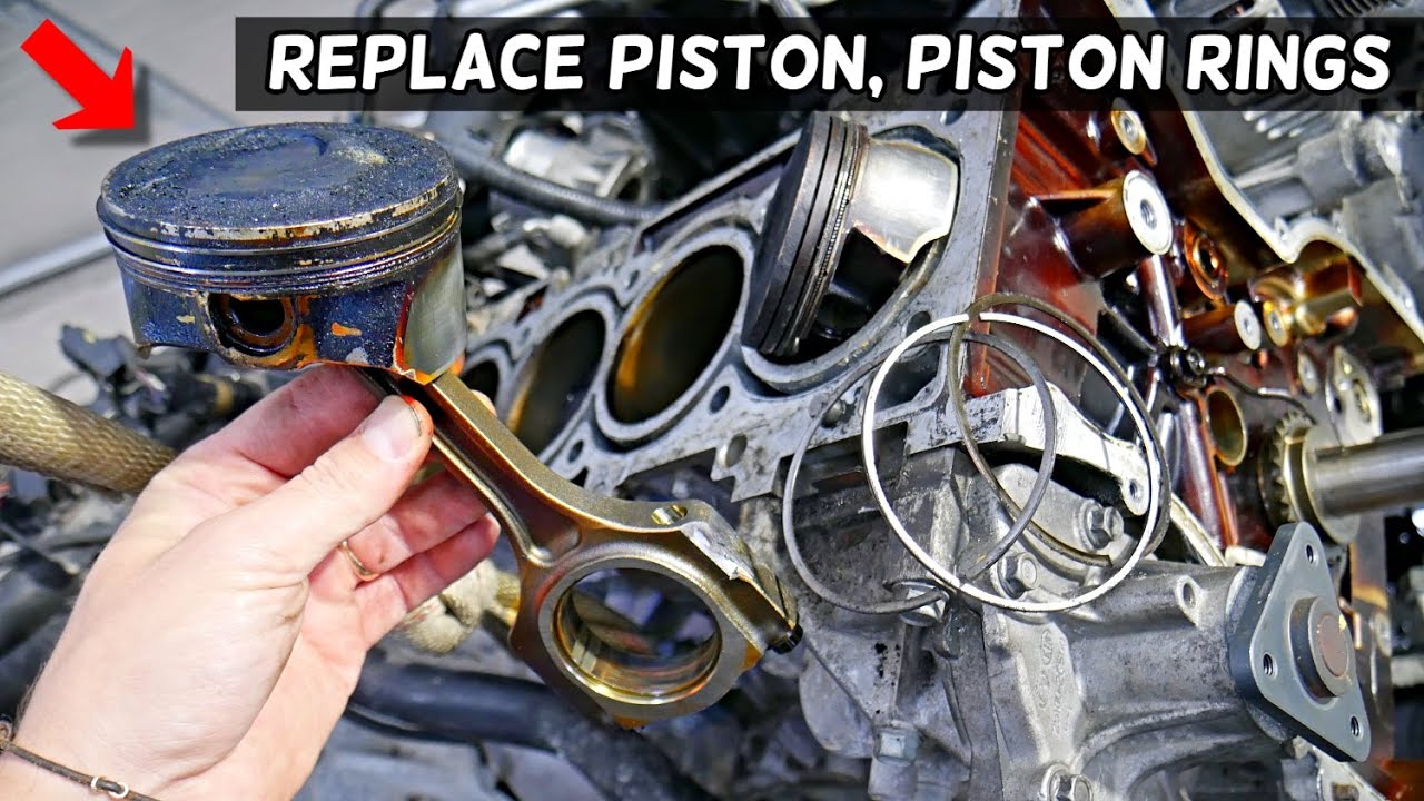 HOW TO REPLACE PISTON OR PISTON RINGS ON HYUNDAI KIA