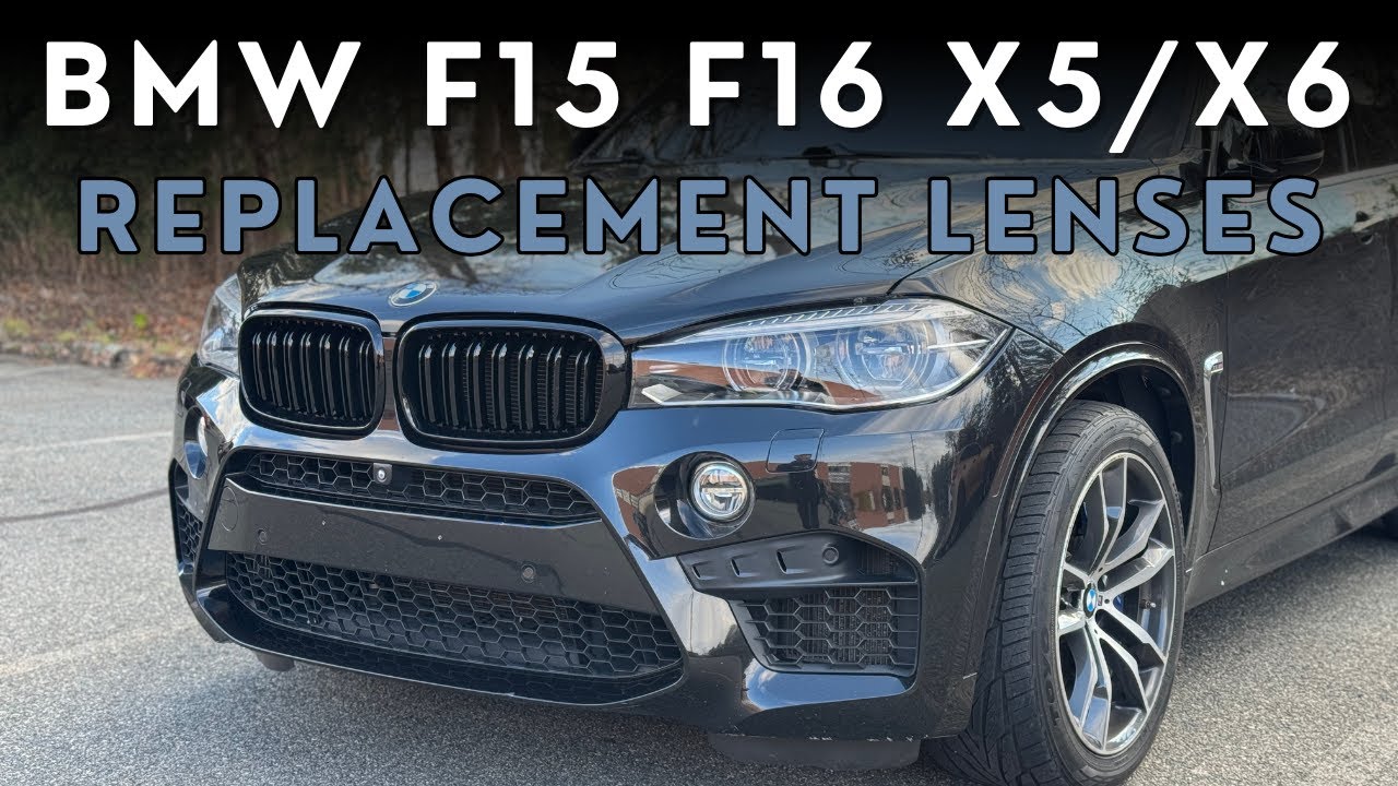 Обзор услуг по замене линз фар BMW X5 F15 F16 X6 2014-2018