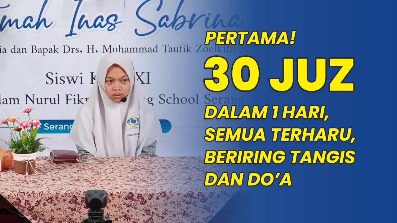 PERTAMA! 30 JUZ DALAM 1 HARI, BERIRING TANGIS DAN DO'A | TASMI' AKBAR AL-QUR'AN 30 JUZ