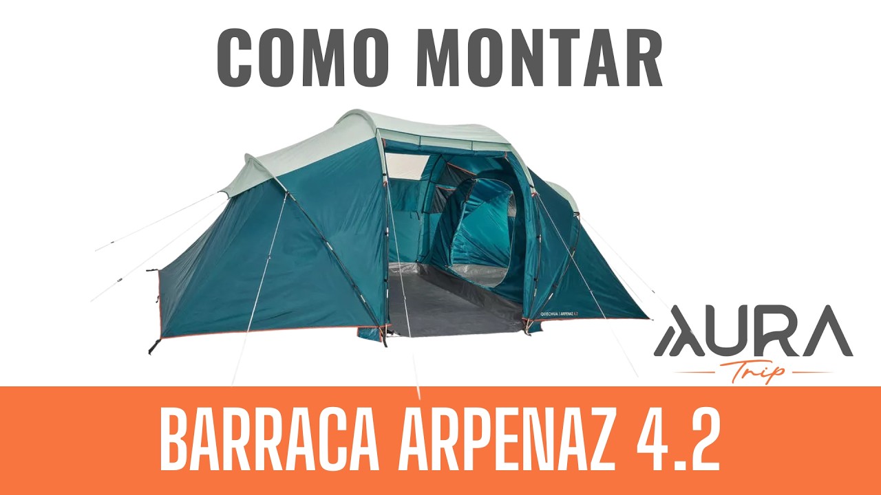 Passo a passo | Como montar a barraca Arpenaz 4.2