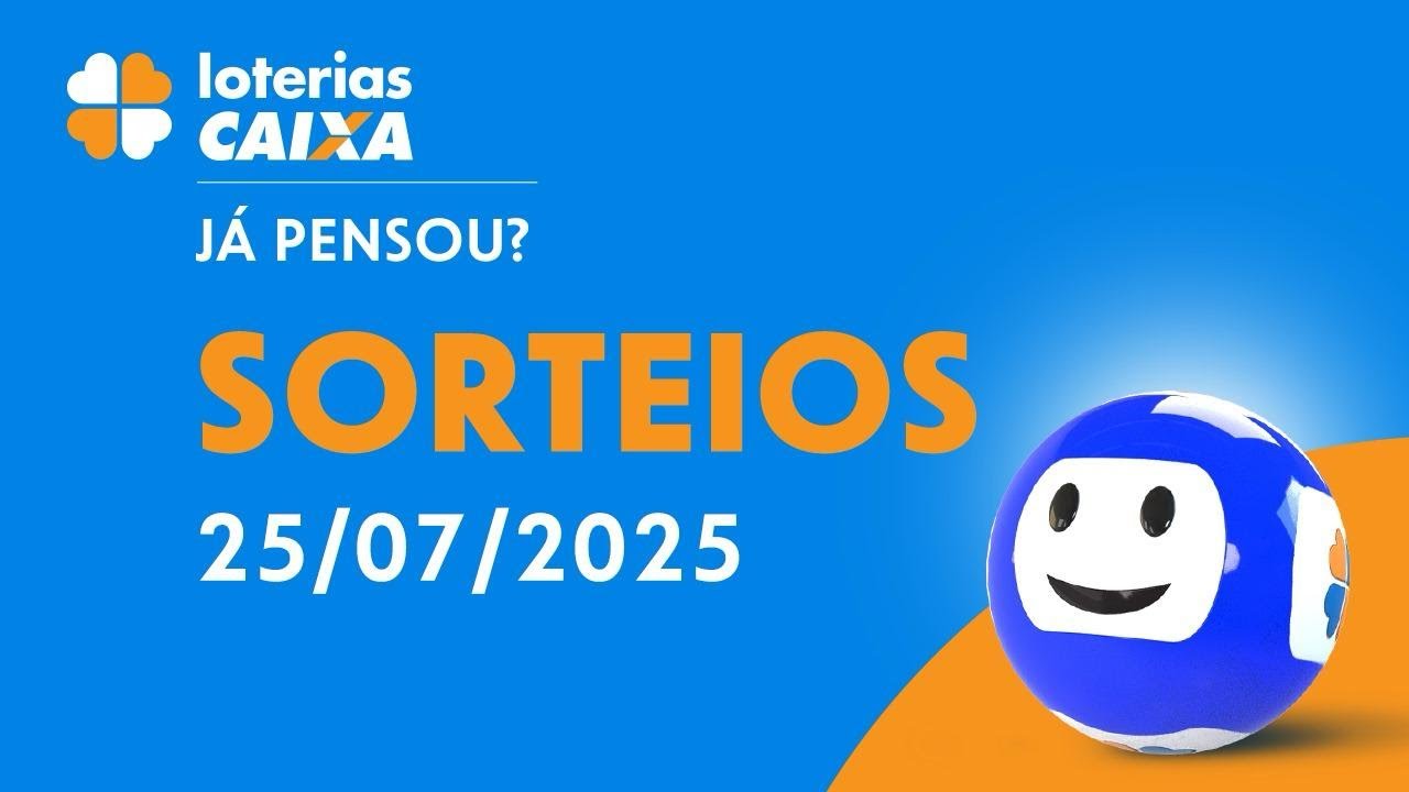 Loterias CAIXA: Quina, Dupla Sena, Super Sete e mais 25/07/2025