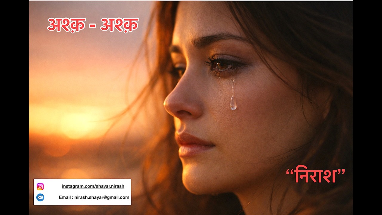 ASHQ I अश्क़ I Sad Romantic Hindi Song 2026 I Official Music Video I Shayar Nirash