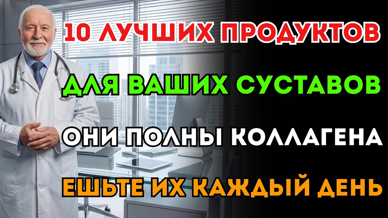 Для сильных ног и суставов: 10 лучших продуктов с коллагеном, которые нужно есть.