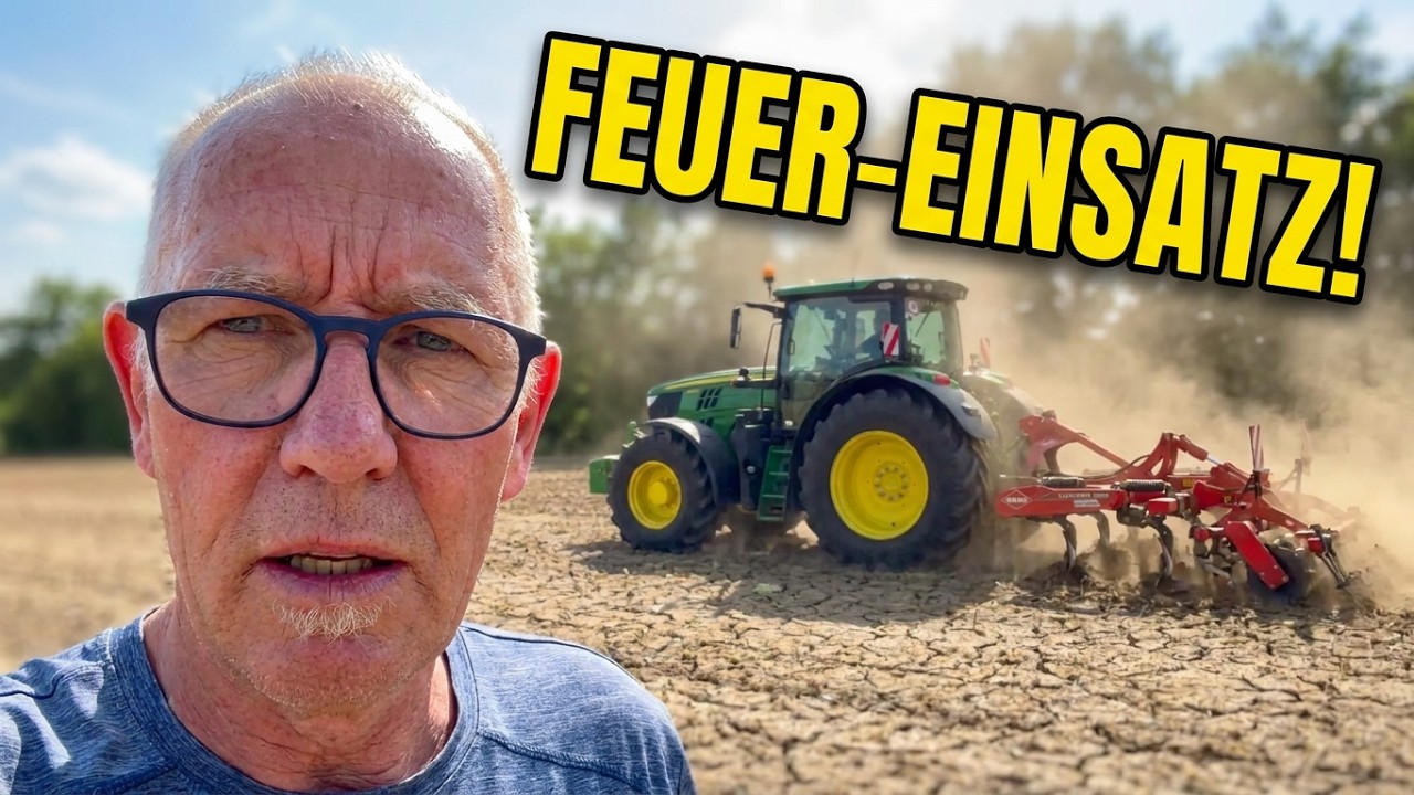 Grubber im Brandfall bereit