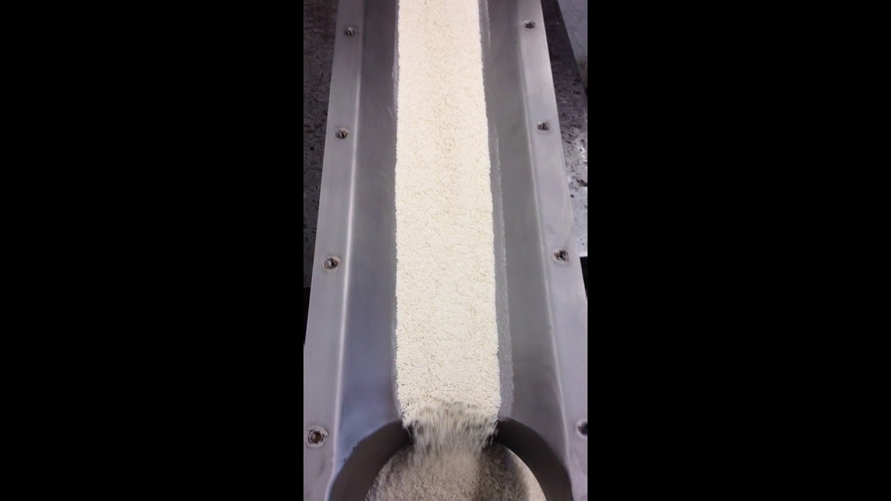 Schüttgutdosierung Pulver Vibrationsrinne 100 KG/h