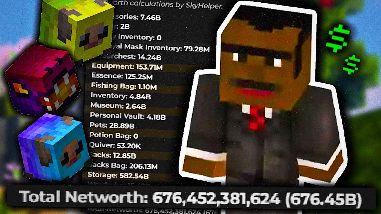 Как богатейшие игроки зарабатывают свои миллиарды? (Hypixel Skyblock)