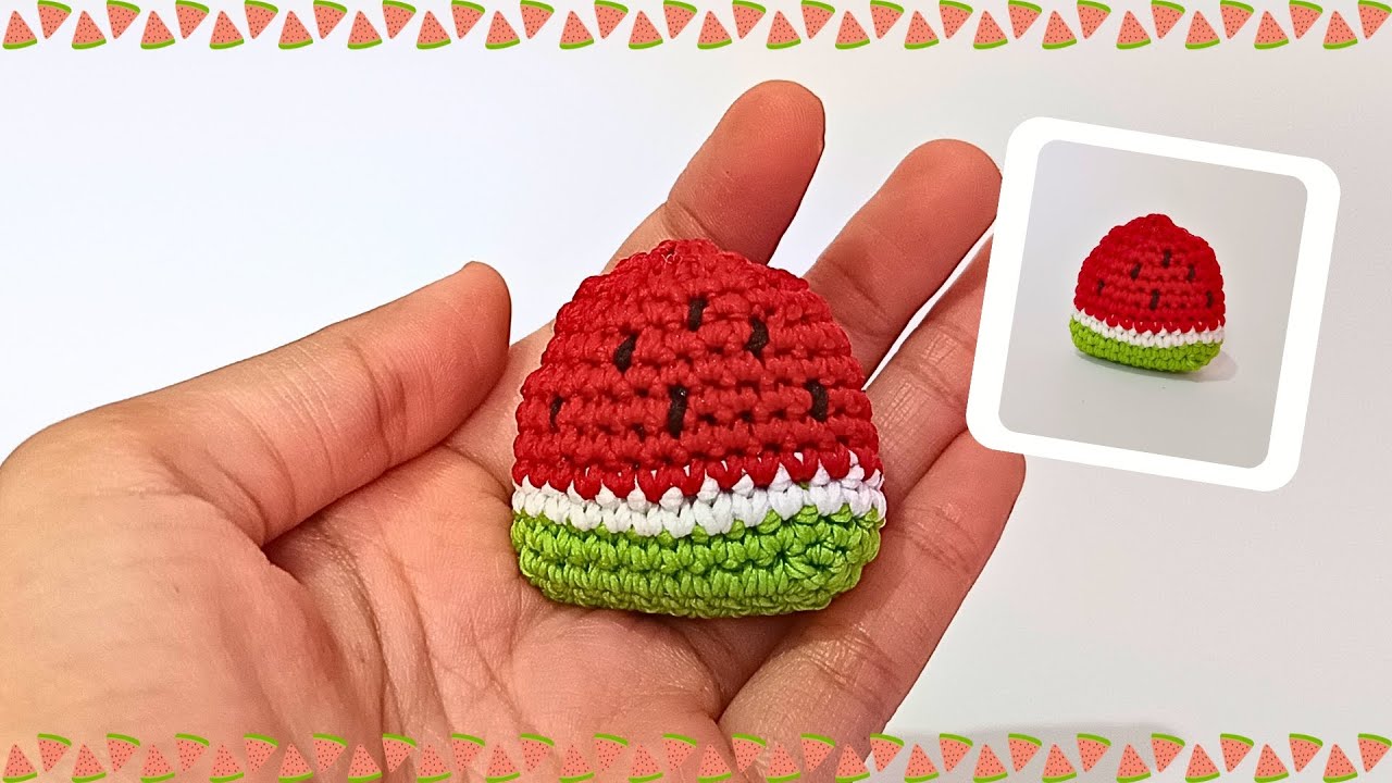 DIY semangka rajut || Lilychancraft