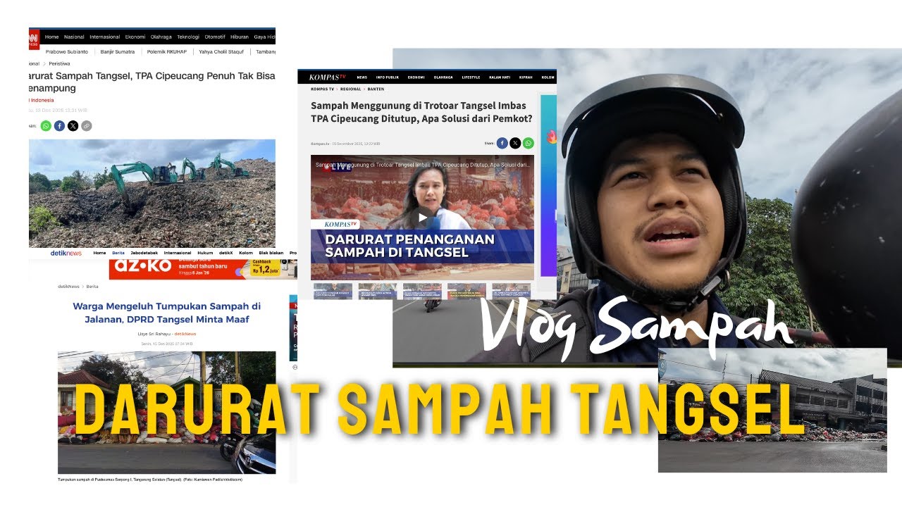 TANGSEL DARURAT SAMPAH #tangsel #sampahtangsel