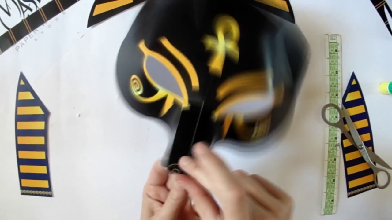 Anubis mask from MaskinBox. Ancient Egypt mask.