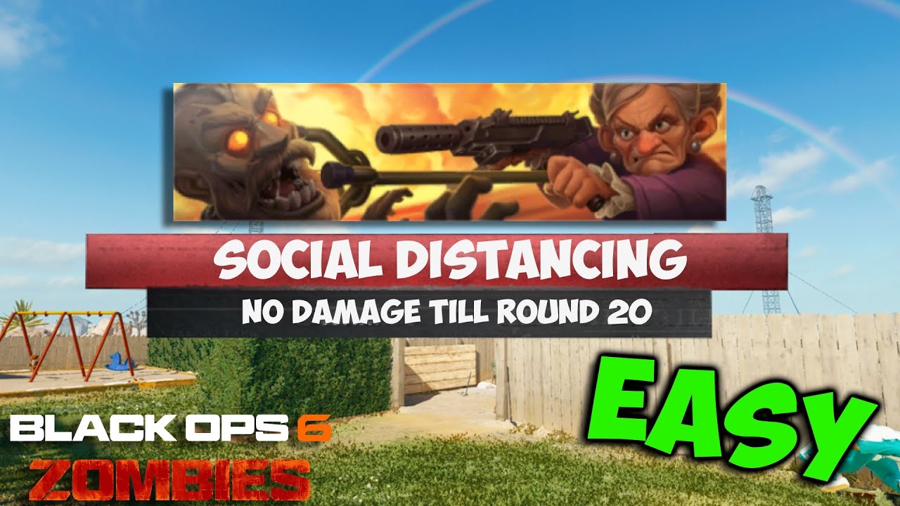 *SOCIAL DISTANCING* Is NOW EXTREMELY EASY! (BO6 Zombies)