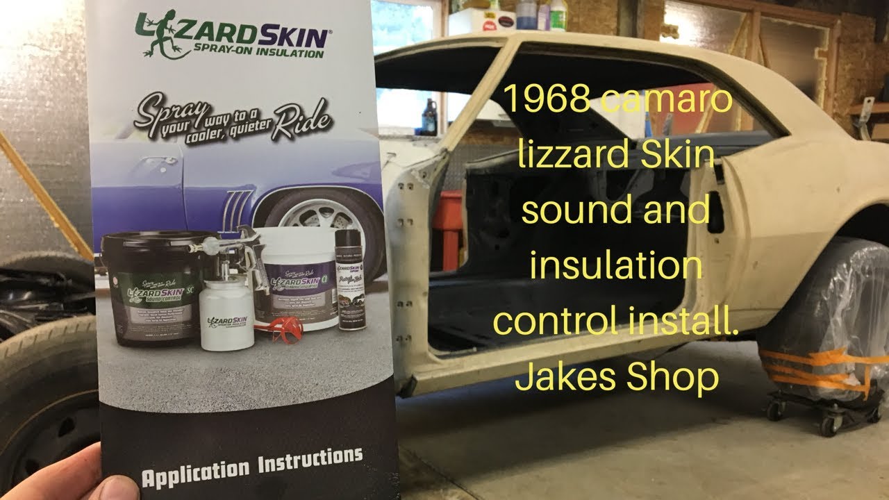 lizard Skin Sound Control and Insulation install 1968