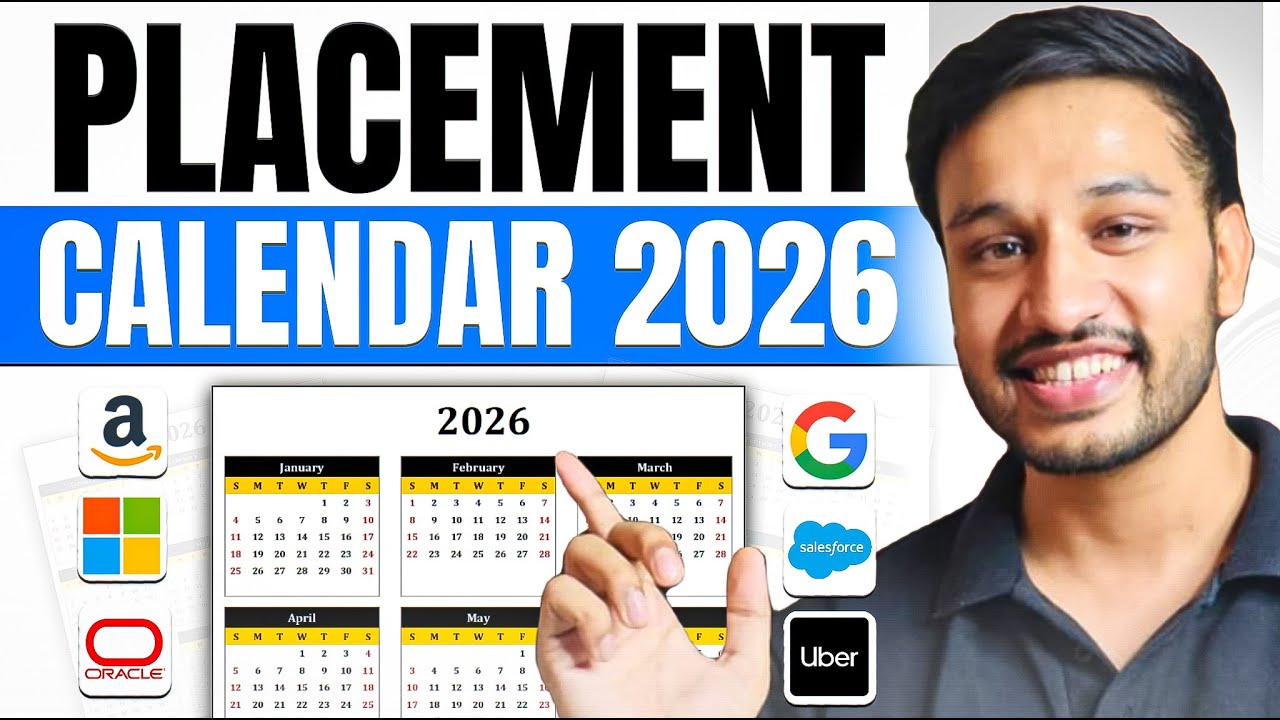 WHICH Company Hires WHEN? | Placement & Internship Calendar 2026 | Off-Campus Hiring