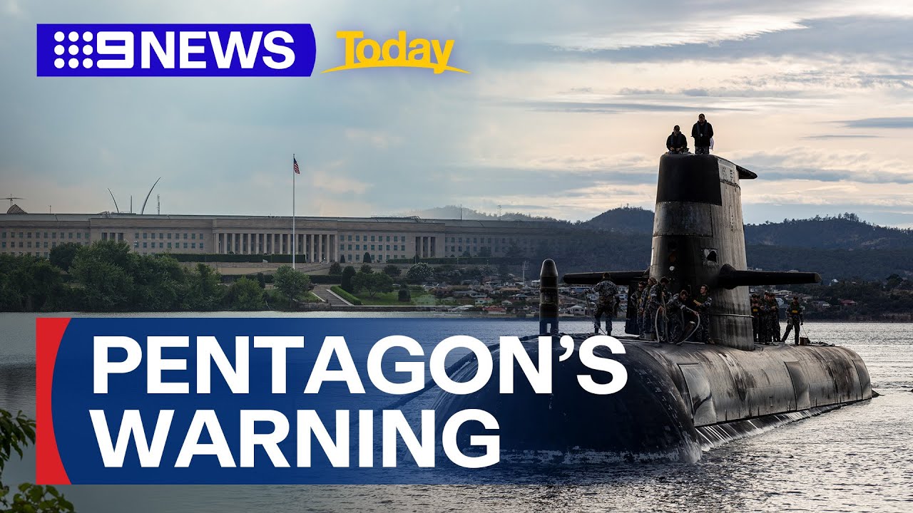 Future of AUKUS agreement at risk after Pentagon's latest warning | 9 News Australia