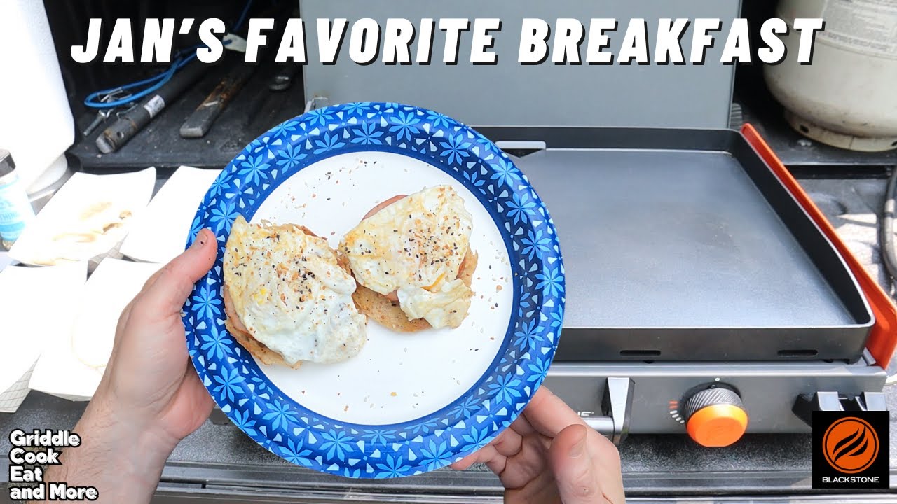 EASY & DELICIOUS: JAN'S FAVORITE BREAKFAST RECIPE || BLACKSTONE CAMP GRIDDLE @Blackstone Griddles