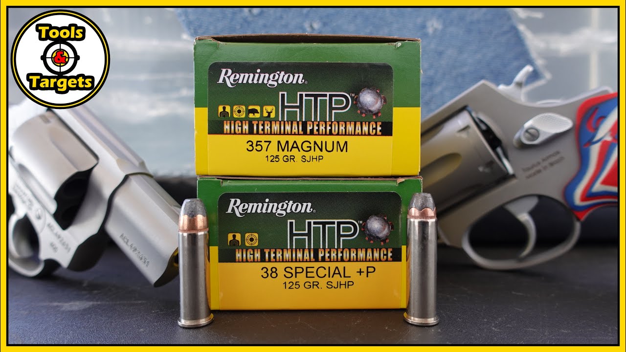 БЛИЗКО или НА МИЛЯХ?.... Тест патронов Remington HTP .357 Magnum против .38 Special +P!