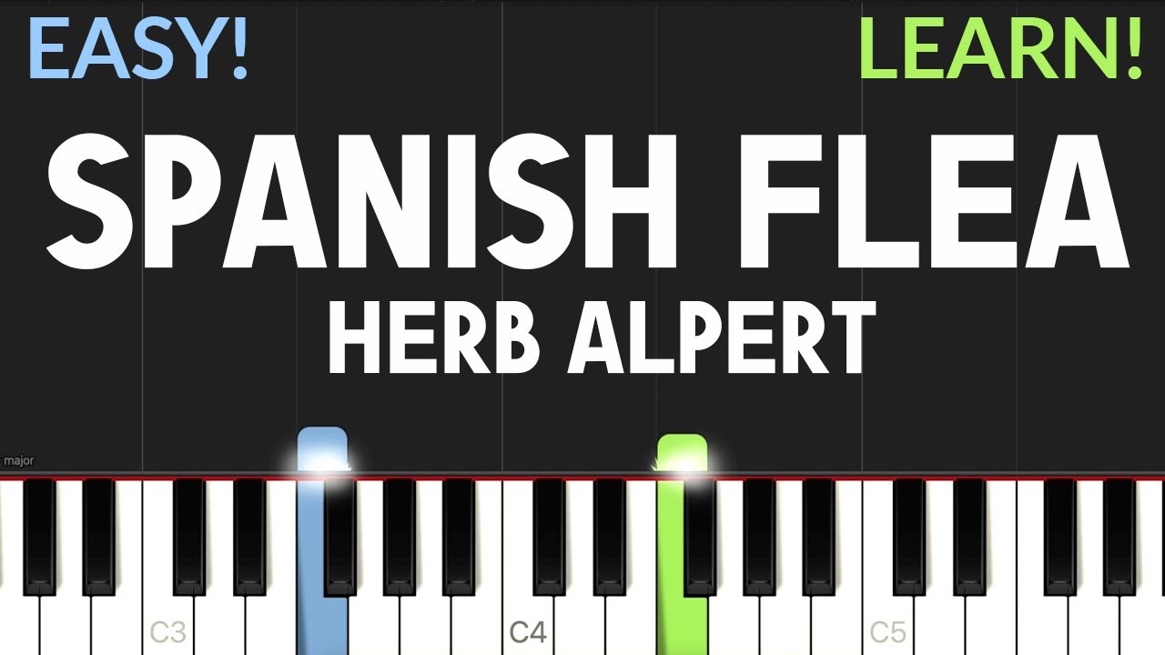 Spanish Flea - Herb Alpert & The Tijuana Brass | EASY Piano Tutorial