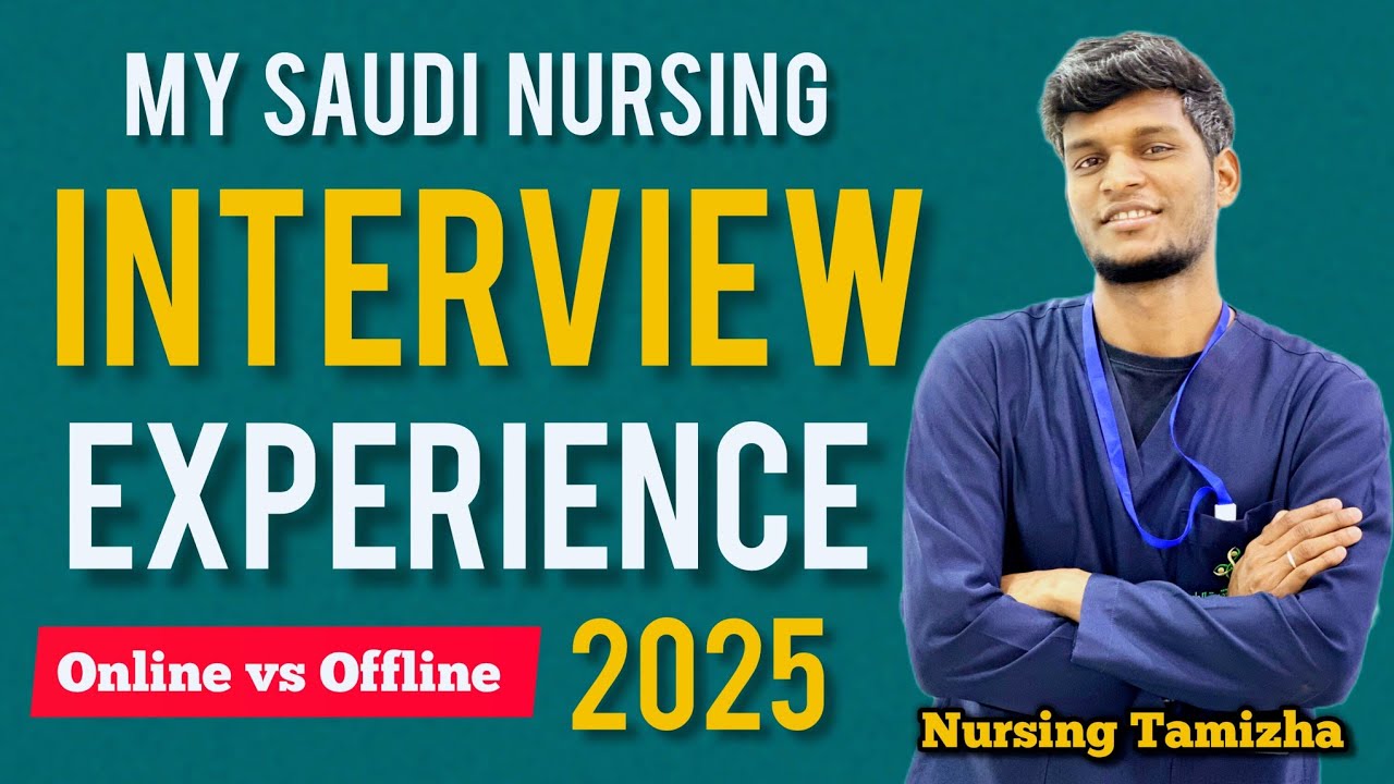 My Saudi 🇸🇦Nursing Interview Experience 2025 | Common Questions & Tips #nursingtamizha #saudiarabia